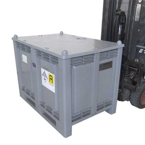 Caja-palé de PEAD - 300-600-700 PLUS - Ferplast - para la logística / para almacenamiento / de transporte