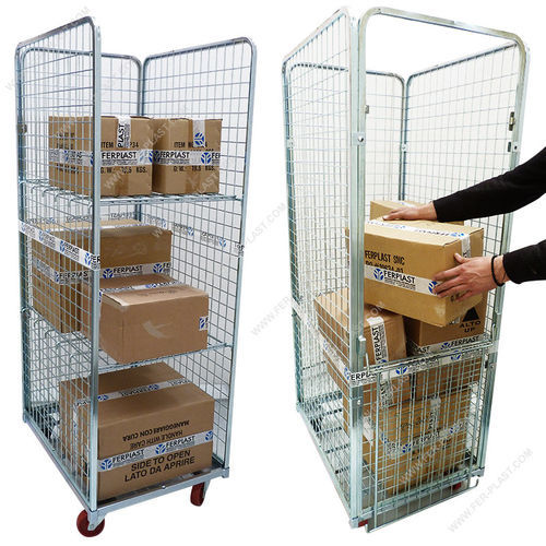 Roll-container multiusos - CP 04 series - Ferplast - para lavanderías / 4 paneles / de 3 paneles