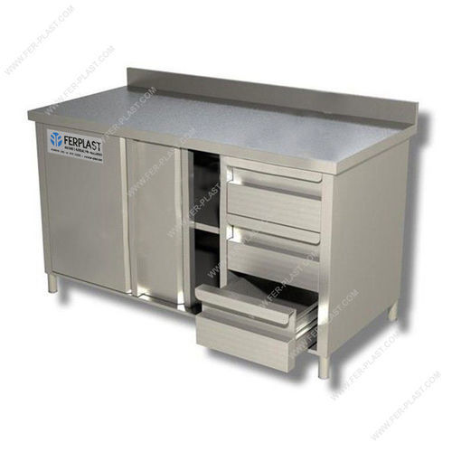 Mesa de trabajo de acero inoxidable - FP-TARCSA series - Ferplast