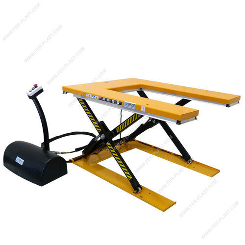 Plataforma elevadora de tijera fija - FPHU 1000 - Ferplast - hidráulica