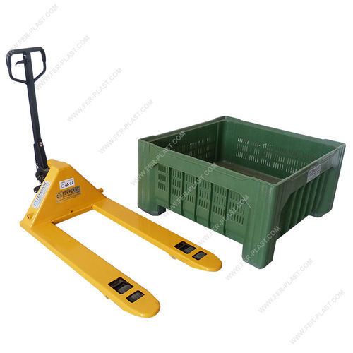 Transpaleta manual - FPBF W 685 - Ferplast - hidráulica / de acero