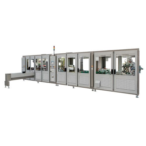 Máquina de embalaje automática - HS1 OS1 - OPTIMA packaging group GmbH - en línea / compacta / para productos higiénicos