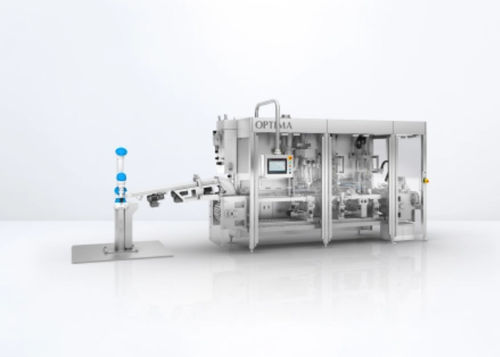 Máquina de llenado y cierre para bolsas - CFL1 - OPTIMA packaging group GmbH - para la industria agroalimentaria