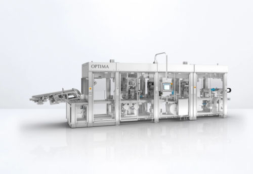 Máquina de llenado y cierre para bolsas - CFL 10 - OPTIMA packaging group GmbH - para la industria agroalimentaria