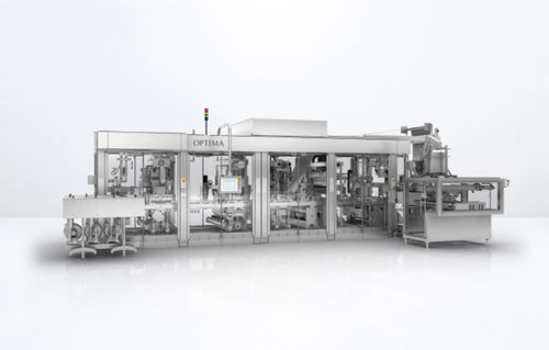 Máquina de llenado y cierre para bolsas - CFL 40 - OPTIMA packaging group GmbH - para la industria agroalimentaria