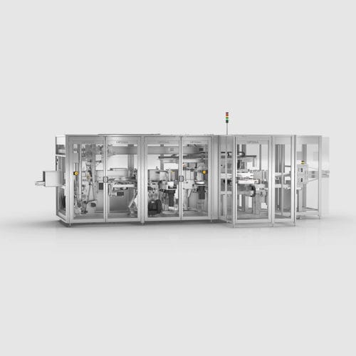 Máquina de embalaje automática - AD3 - OPTIMA packaging group GmbH - de bolsas / de pañales