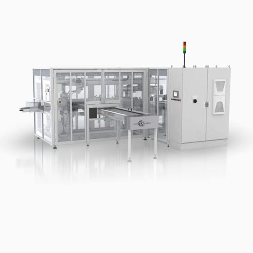 Máquina de embalaje de pañales - DS1 - OPTIMA packaging group GmbH - automática / semiautomática / en línea