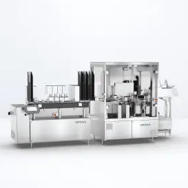 Máquina de embalaje automática - ImmuPouch - OPTIMA packaging group GmbH - con sellado / de 3 soldaduras laterales / en línea