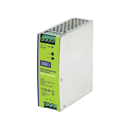 Alimentación eléctrica en riel DIN - HPS-1-120-12DC - IMO Precision Controls Limited - DC/DC / AC/DC / de salida simple