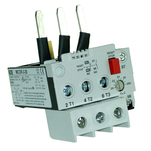 Relé de sobrecarga - MCOR-3-28 - IMO Precision Controls Limited - térmico / motor / para montaje en contactor