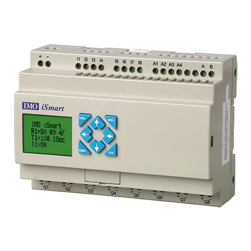 Relé programable compacto - SMT-EA24-R20-V3 - IMO Precision Controls Limited - en riel DIN / entradas / salidas