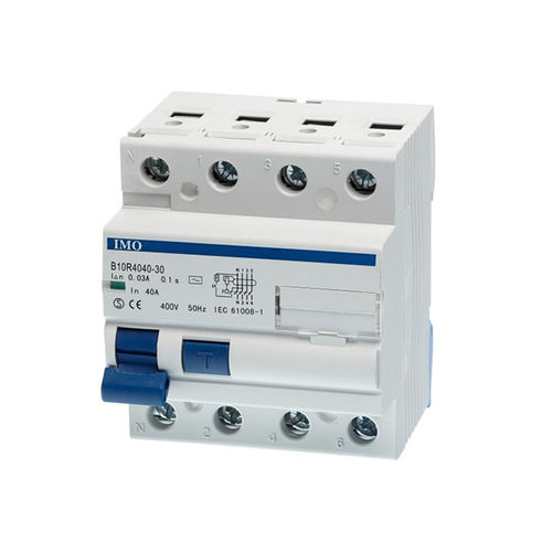 Interruptor diferencial magnetotérmico - B10R4025-300 - IMO Precision Controls Limited - de tensión alterna / para sobrecargas / de corriente residual