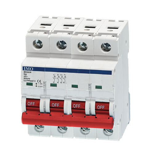 Interruptor seccionador manual - BIS4100C - IMO Precision Controls Limited - de baja tensión / 4 polos / trifásico