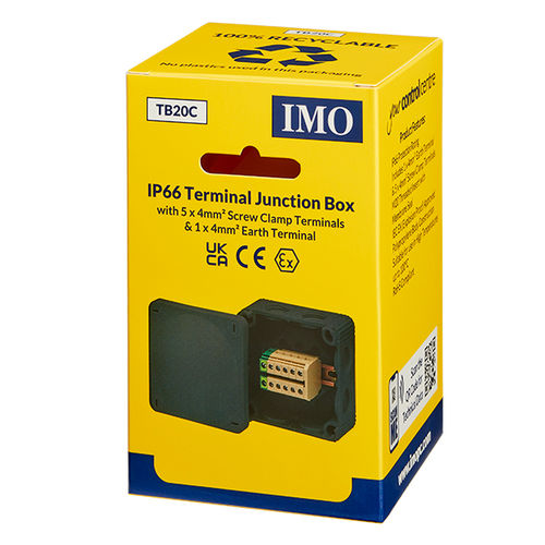 Caja de conexiones de pared - TB20C - IMO Precision Controls Limited - IP66 / de polipropileno