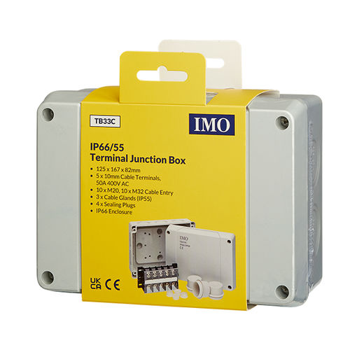 Caja de conexiones de pared - TB33C - IMO Precision Controls Limited - IP66 / IP55 / de plástico
