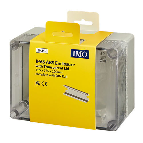 Caja con puerta transparente - EN24C - IMO Precision Controls Limited - de pared / rectangular / acrilonitrilo butadieno estireno