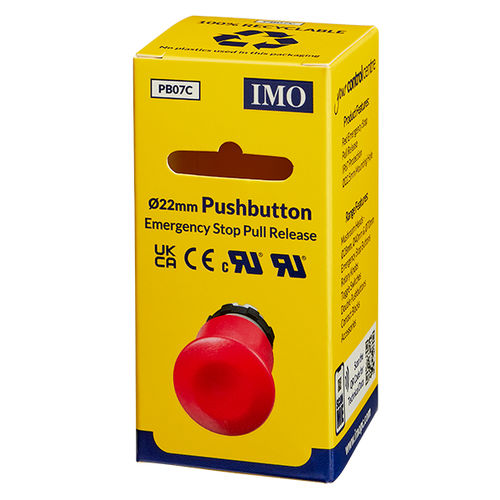 Botón pulsador de parada de emergencia - PB07C - IMO Precision Controls Limited - IP65