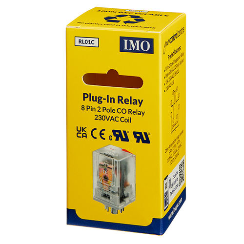 Relé de potencia - RL01C - IMO Precision Controls Limited - 230 V CA / en miniatura / para montaje en superficie
