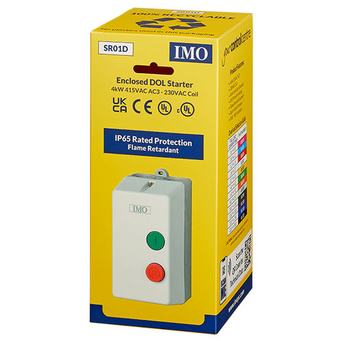 Arrancador DOL - SR01D - IMO Precision Controls Limited - de motor / AC / para sobrecargas