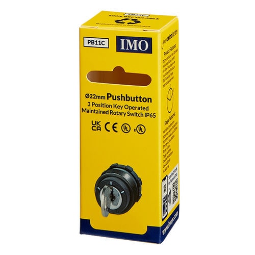Botón pulsador de llave - PB11C - IMO Precision Controls Limited - IP65 / de plástico