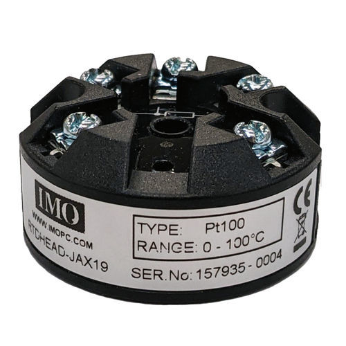Transmisor de temperatura Pt100 - RTDHEAD-JAX19-FC - IMO Precision Controls Limited - digital / programable