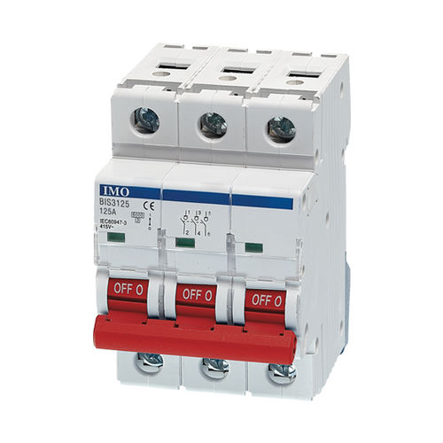 Seccionador manual - BIS3125A - IMO Precision Controls Limited - de baja tensión / 3 polos / AC