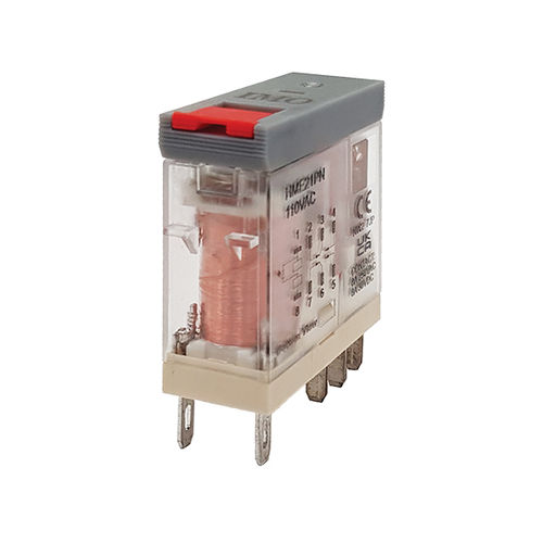 Relé de potencia - HME21PN230AC - IMO Precision Controls Limited - 230 V CA / compacto / de botón