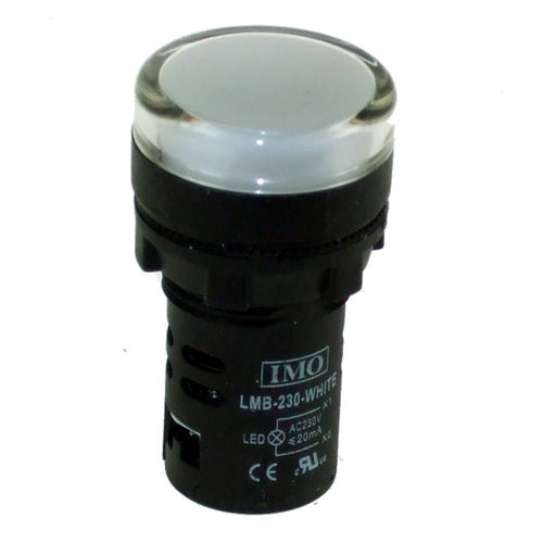 Indicador luminoso permanente - LMB-230-WHITE - IMO Precision Controls Limited - LED / montado en panel / IP65
