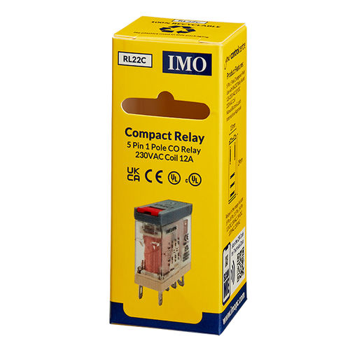 Relé de potencia - RL22C - IMO Precision Controls Limited - 230 V CA / compacto / para montaje en superficie