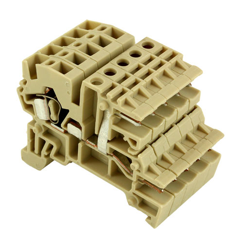 Bloque de conexión de muelle - SCS2.5BEIGE - IMO Precision Controls Limited - en riel-DIN / para PCB / de material plástico