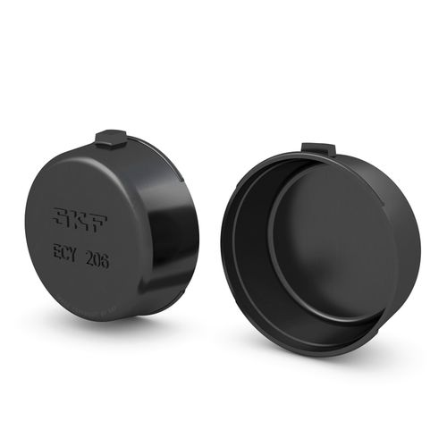 Capuchón de extremo sin rosca - EC series - SKF - cilíndrico / de PP / TPU