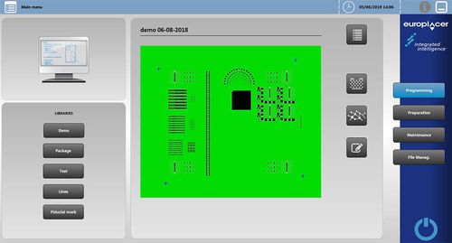 Software de gestión - ii-RC  - Europlacer - de interfaz / de optimización / de interfaz hombre máquina