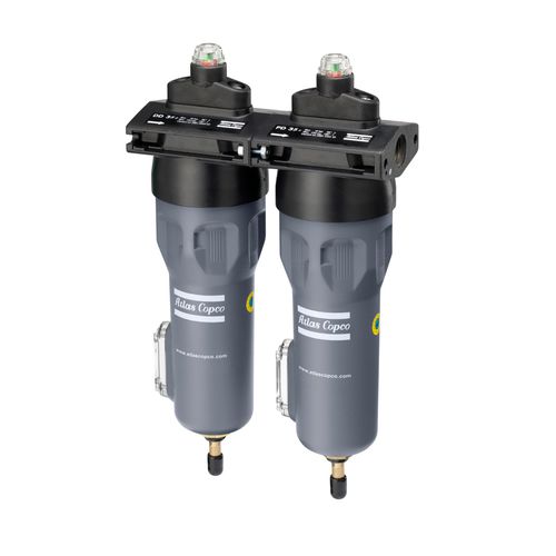 Filtro de aire comprimido - DDp(+) - Atlas Copco Compressors - de polvo / de cartucho / roscado