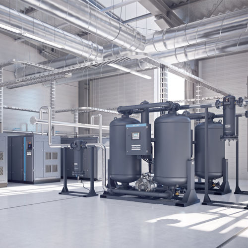 Secador de aire comprimido por adsorción sin aporte de calor - CD+ series - Atlas Copco Compressors - monoetapa / de grandes dimensiones