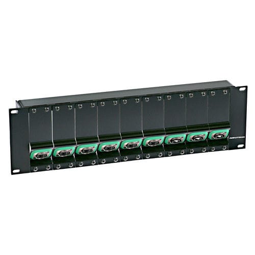 Panel de distribución en bastidor - NZPF series - Neutrik - para fibra óptica