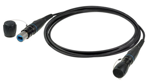 Conector óptico - opticalCON DUO series - Neutrik - de datos / de fibras ópticas dúplex / USB