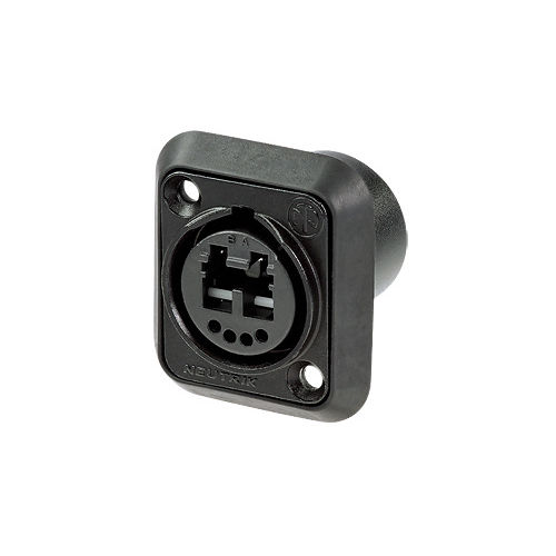 Conector de alimentación eléctrica - NO2-4FDW-A Series - Neutrik - de fibras ópticas dúplex / LC / cuadrado