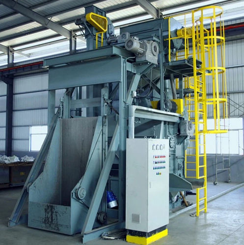 Granalladora de banda - Q15GN - Shandong Kaitai Shot Blasting Machinery Share Co., - con cinta cóncava / de turbina / para metal