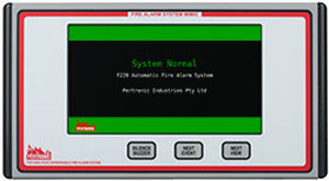 Panel de visualización de alarma de incendio - NET2-AMMA - Pertronic Industries Pty Ltd - programable / en red
