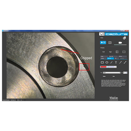 Software de análisis de imágenes - VICAPTURE - Vision Engineering Ltd. - de medición / de control / de comparación