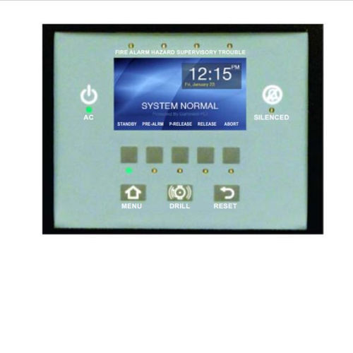 Panel de mando para alarma de incendio - LCD - Gamewell-FCI - direccionable / en red
