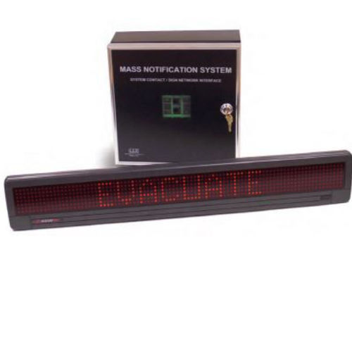 Panel de visualización de alarma de incendio - MNS - Gamewell-FCI - programable / en red