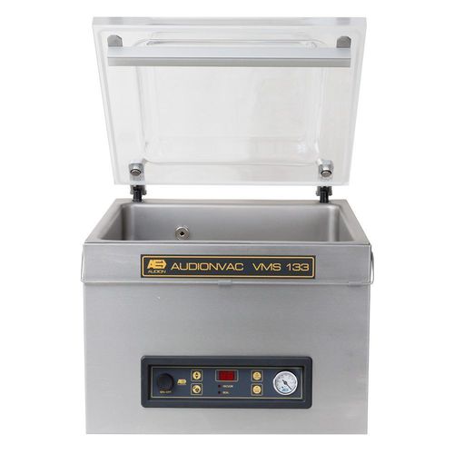Máquina de acondicionamiento automática - VMS 133 - Audion Packaging Machines - de vacío / de mesa / para pescado