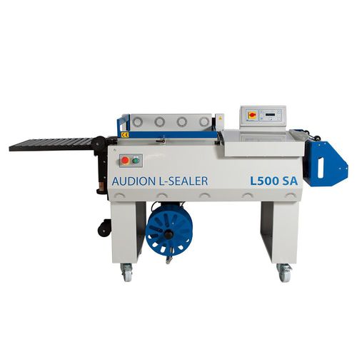 Soldadora en L semiautomática - L series - Audion Packaging Machines - con túnel de retracción