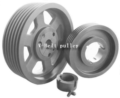 Polea de garganta - HANGZHOU CHINABASE MACHINERY CO., LTD. - para correa estriada / con mandrilado