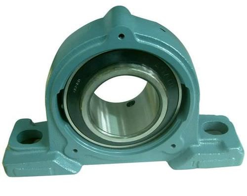 Soporte con rodamiento con brida - HANGZHOU CHINABASE MACHINERY CO., LTD. - de rodillos esféricos / de metal