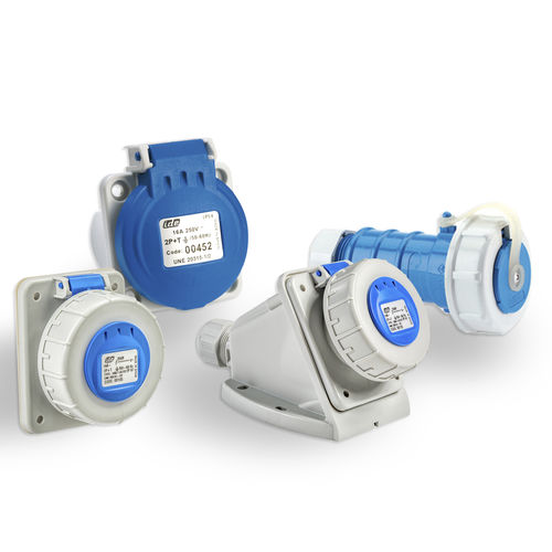 Tomacorriente IP44 - 00140 - IDE ELECTRIC, S.L. - IP54 / 2 polos / tipo schuko