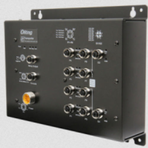 Conmutador Ethernet administrable - TPS-3082GT-M12X-BP1-MV - Oring Industrial Networking Corp. - 10 puertos / montaje en pared / redundante