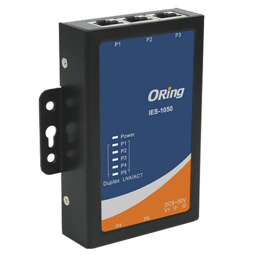 Conmutador Ethernet no administrable - IES-1050 - Oring Industrial Networking Corp. - 5 puertos / 10/100BaseT(X) / en riel DIN