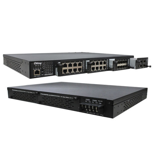 Conmutador Ethernet administrable - RGS-PR9000 series - Oring Industrial Networking Corp. - 28 puertos / gigabit / de nivel 3